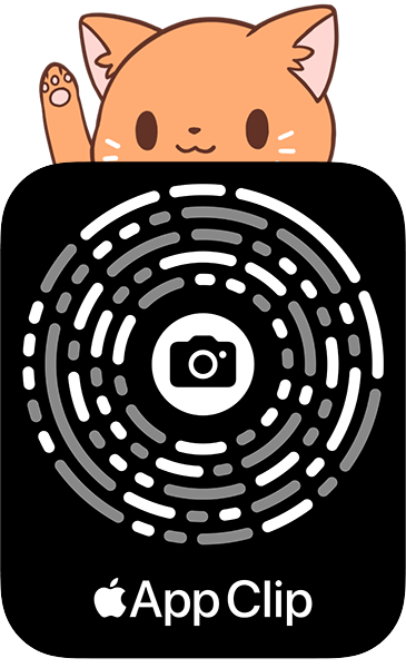 Custom App Clip QR code used to launch the sample clip