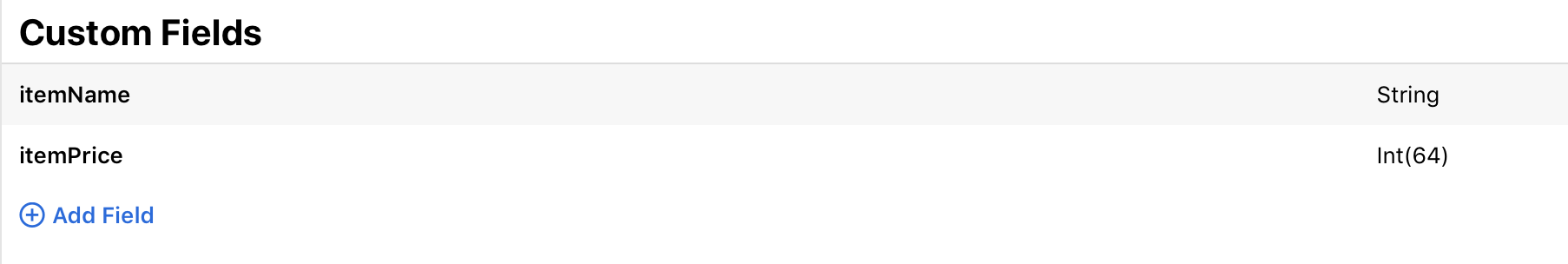 CloudKit Dashboard showing query indexes added for the record type