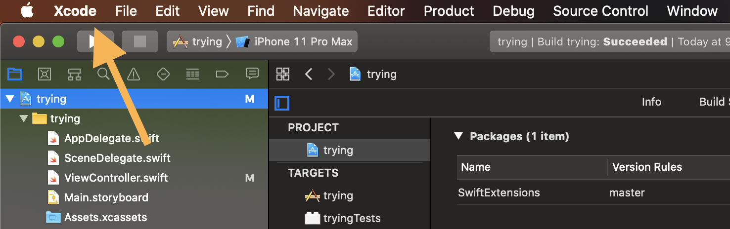 Open Developer Tool menu in Xcode with Create ML as an option