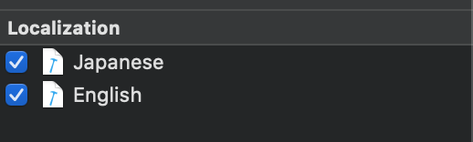 Localize button for Localizable.strings in Xcode
