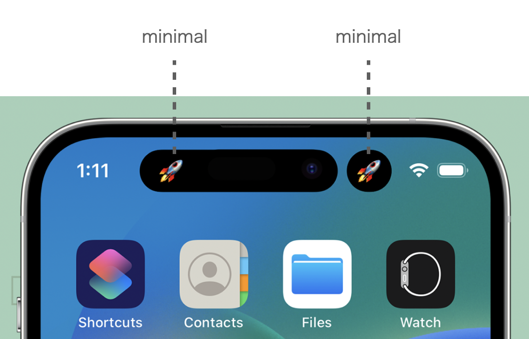 Minimal Dynamic Island Live Activity