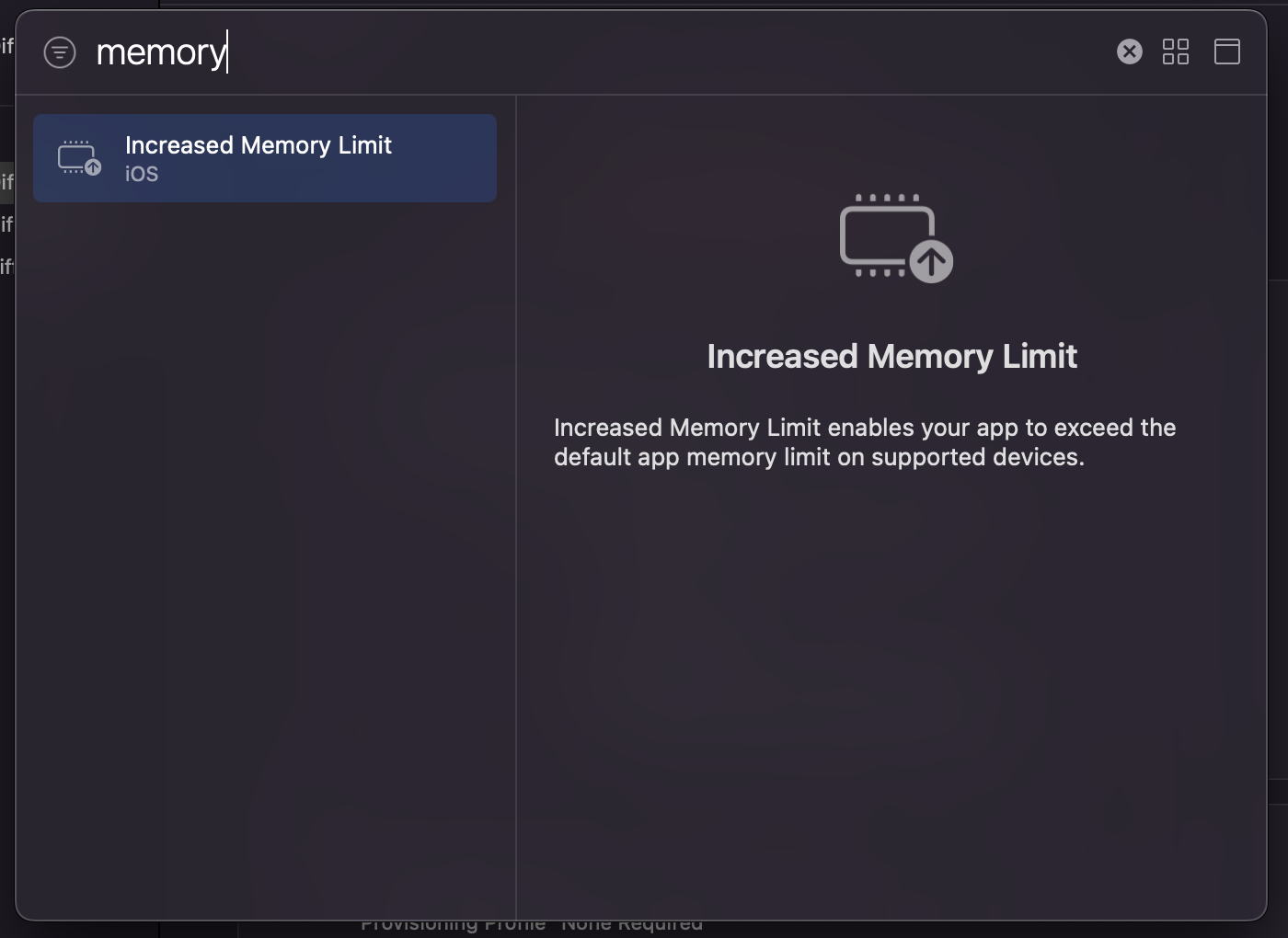 Xcode screenshot related to project configuration for Stable Diffusion on iOS