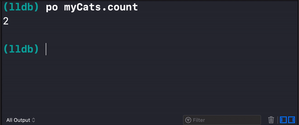 Using po to mutate runtime state and verify the result