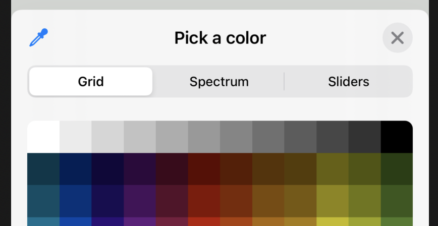 SwiftUI ColorPicker example
