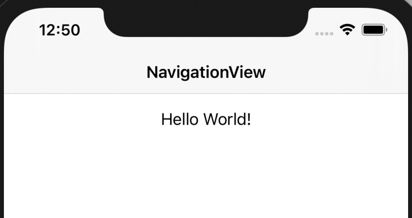 SwiftUI NavigationView example