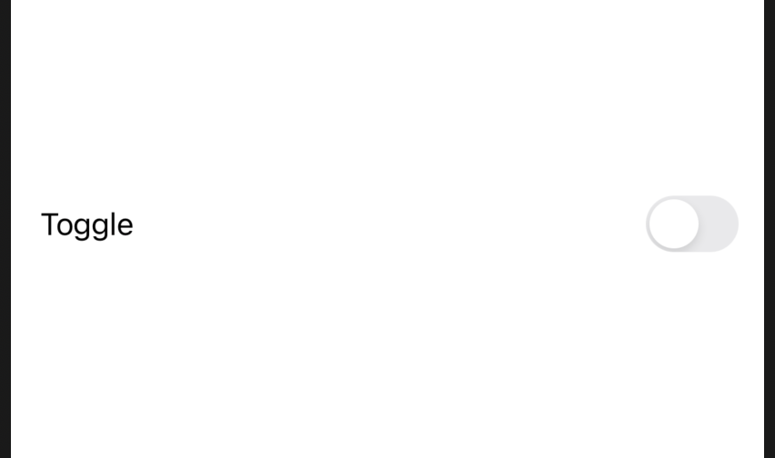 SwiftUI Toggle example