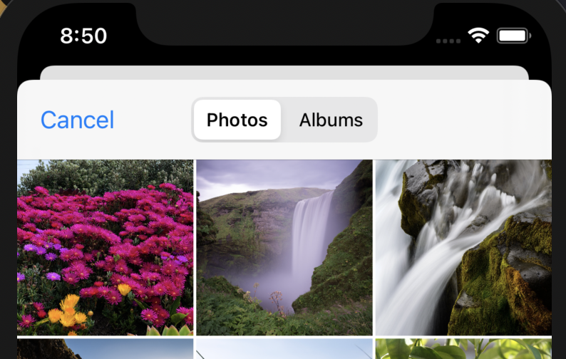 SwiftUI wrapper around a photo picker