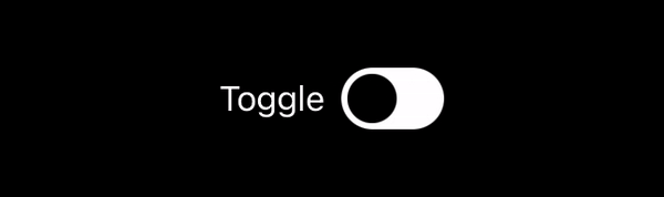 Basic custom SwiftUI toggle style animation