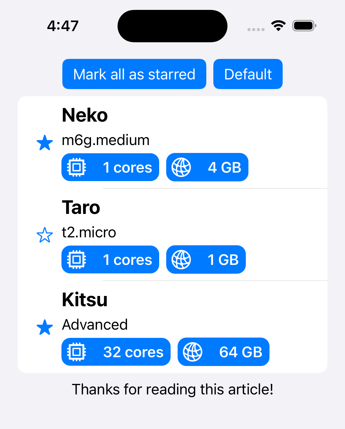 A UICollectionView list styled with SwiftUI-powered row content