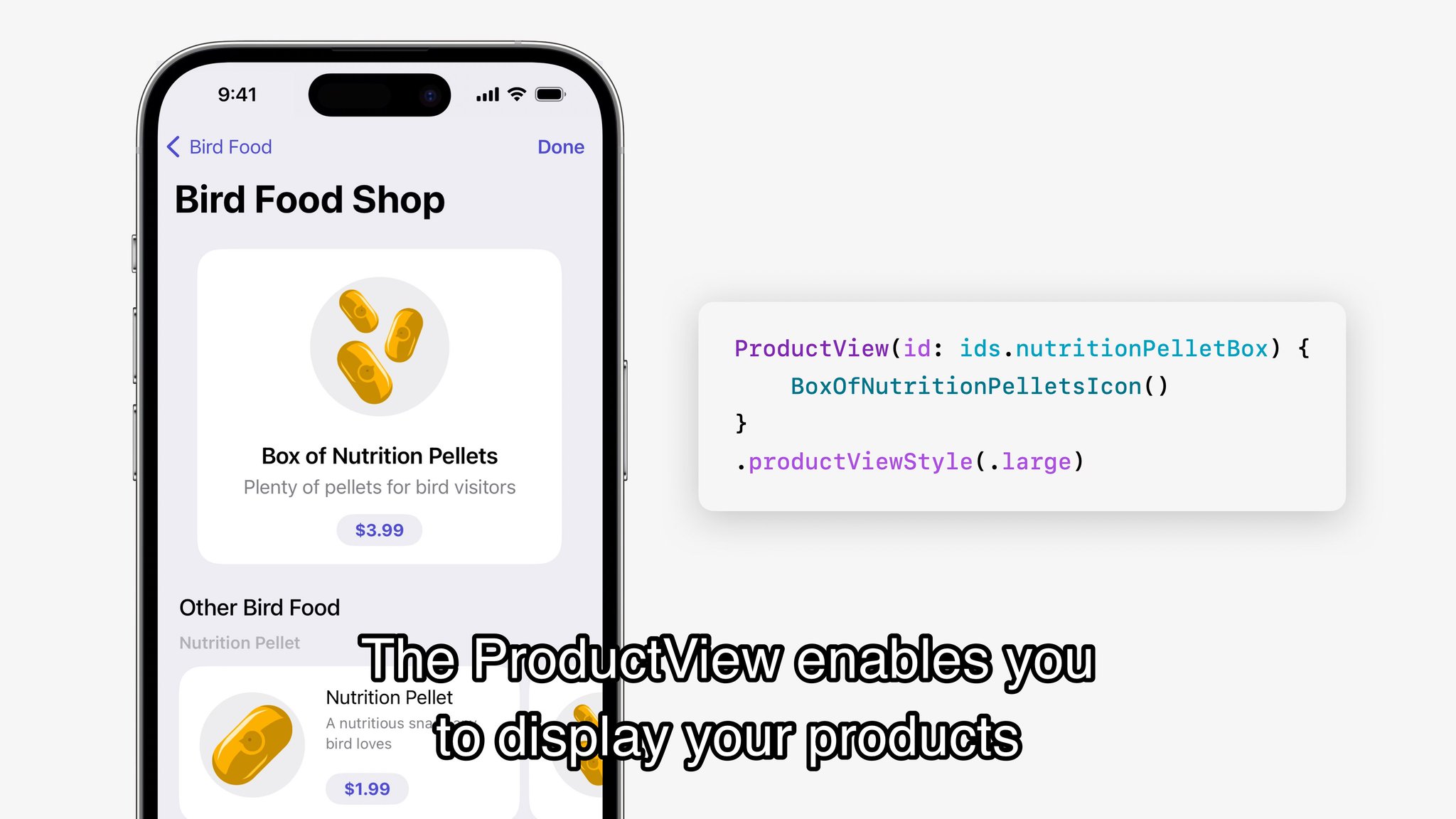 SwiftUI example showing scroll position control inside a horizontal card carousel