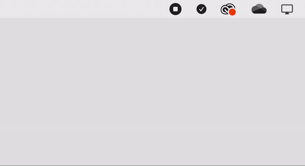 macOS menu bar app demo showing drag and drop into a SwiftUI popover