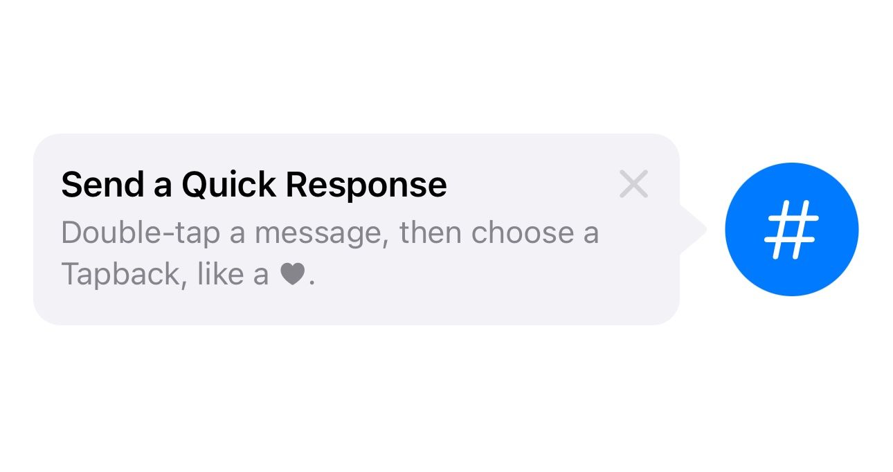 Inline TipKit hint pointing at an action button