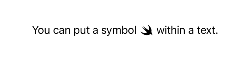 Text with an SF Symbol embedded inline