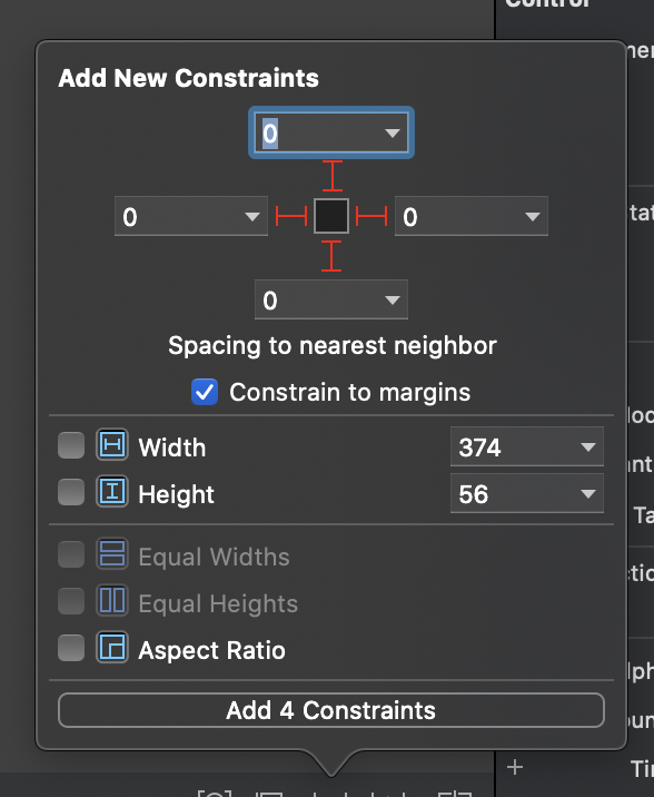 Constraint setup for a table view cell containing a UITextView