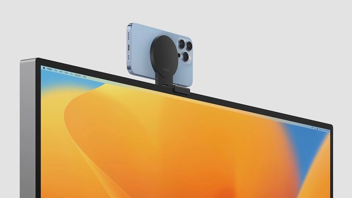 Using iPhone as a Mac camera shown during WWDC 2022