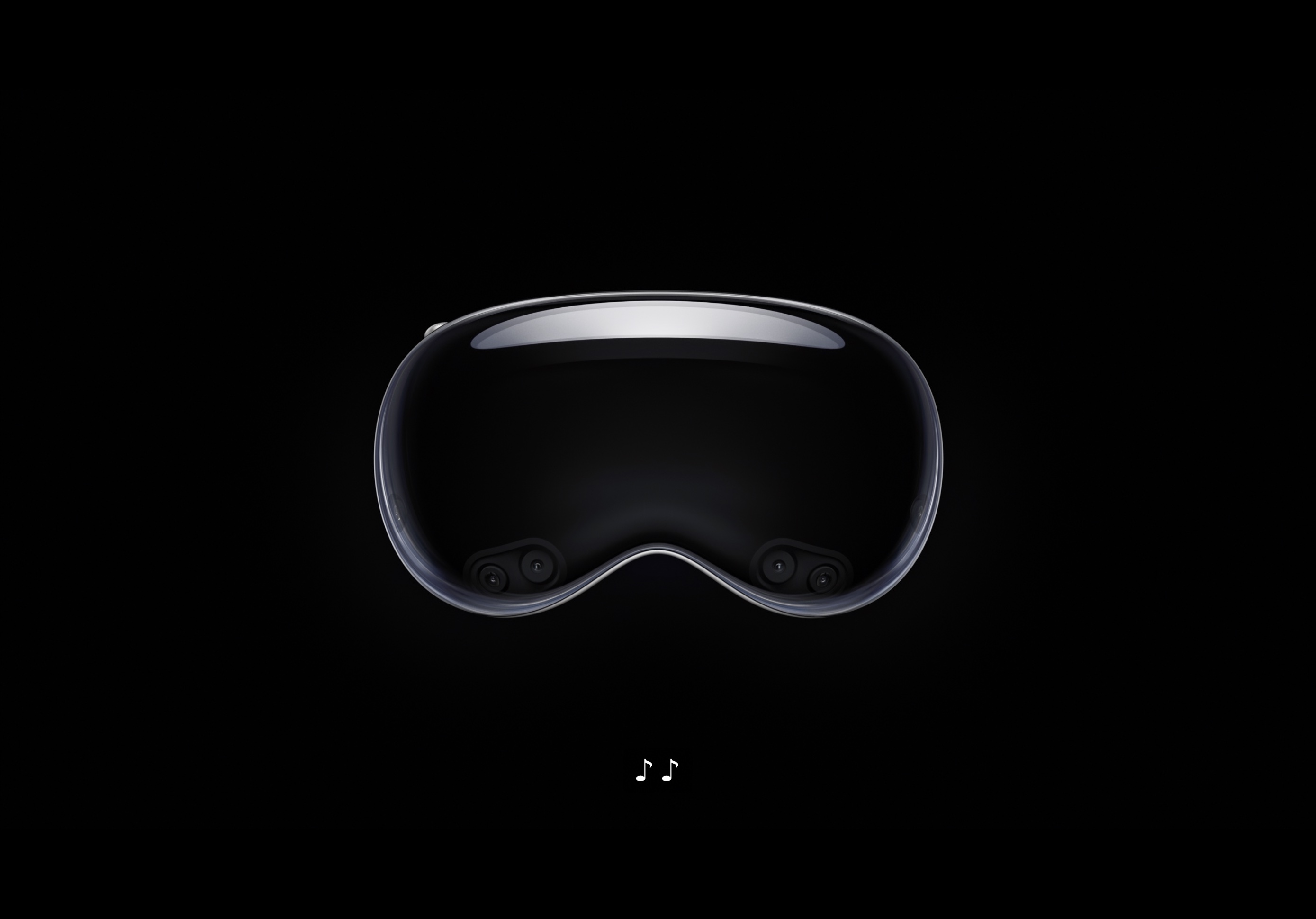 Apple Vision Pro shown during the WWDC 2023 keynote