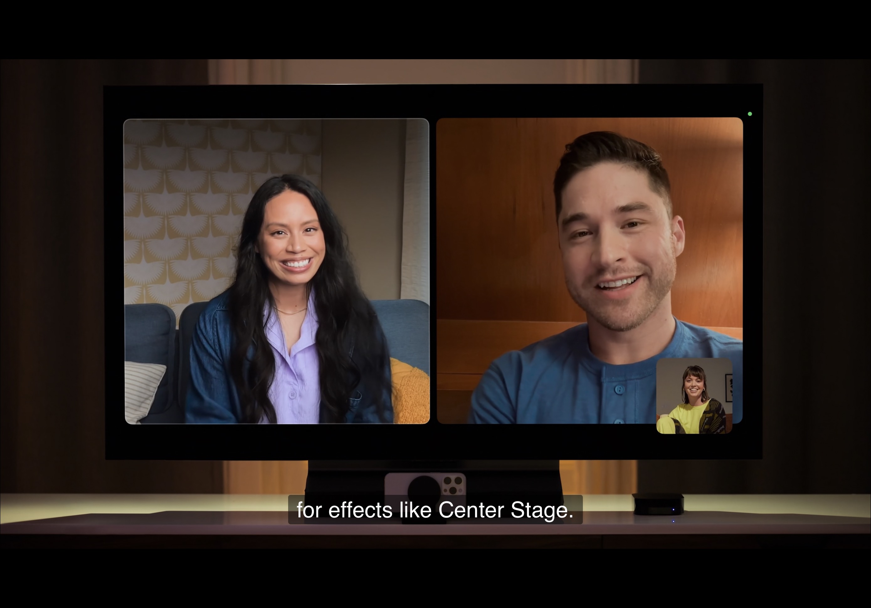FaceTime on Apple TV using Continuity Camera