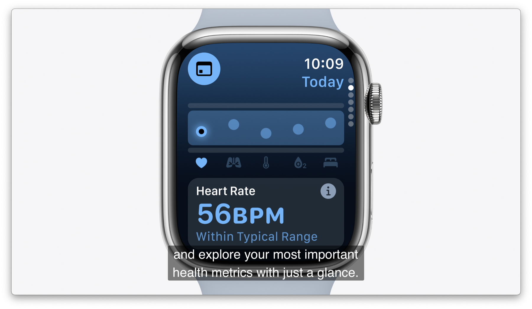 watchOS 11 Vitals and fitness-related updates shown during WWDC 2024