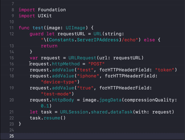 Extract to method refactor in Xcode