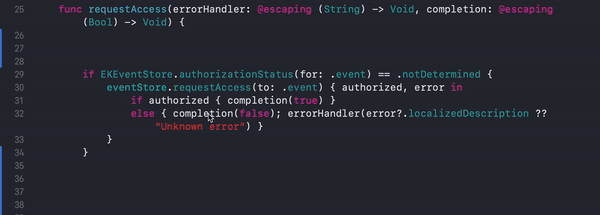 Extract condition to variable refactor in Xcode