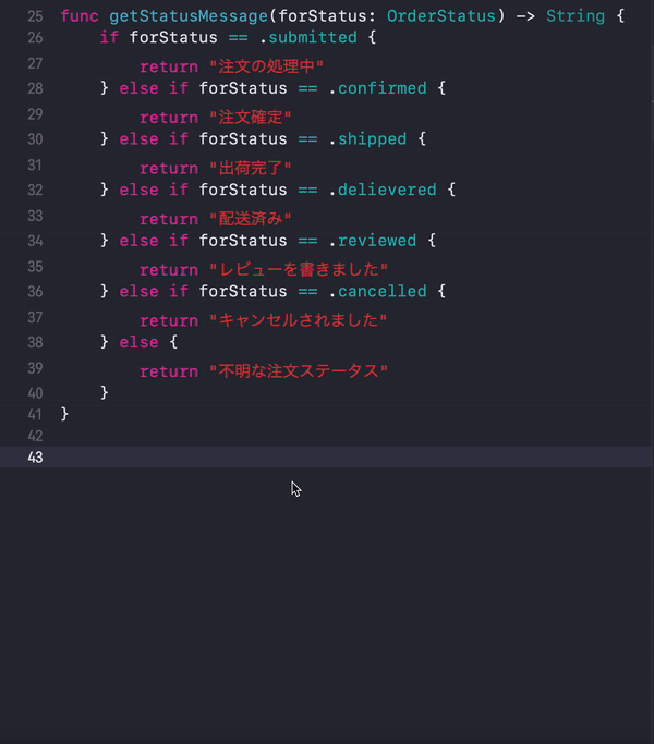 Convert if statements to switch statement in Xcode