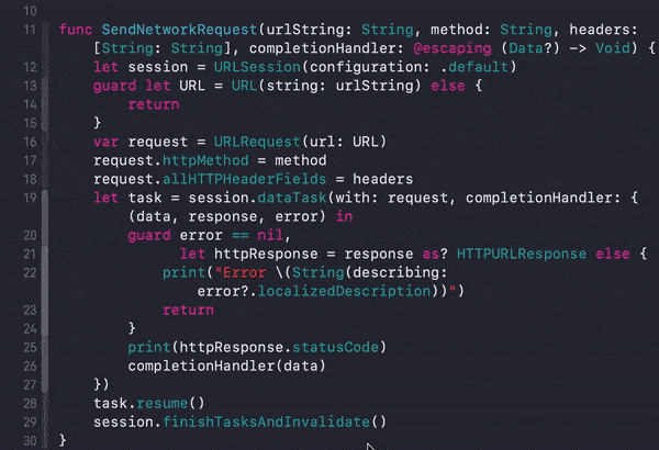 Browsing saved code snippets in Xcode