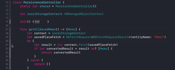 Quick open symbols in Xcode using command shift O